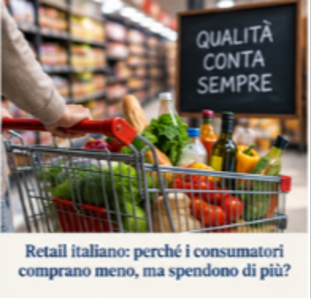 Retail italiano 2026: perché i consumatori comprano meno ma spendono di più
